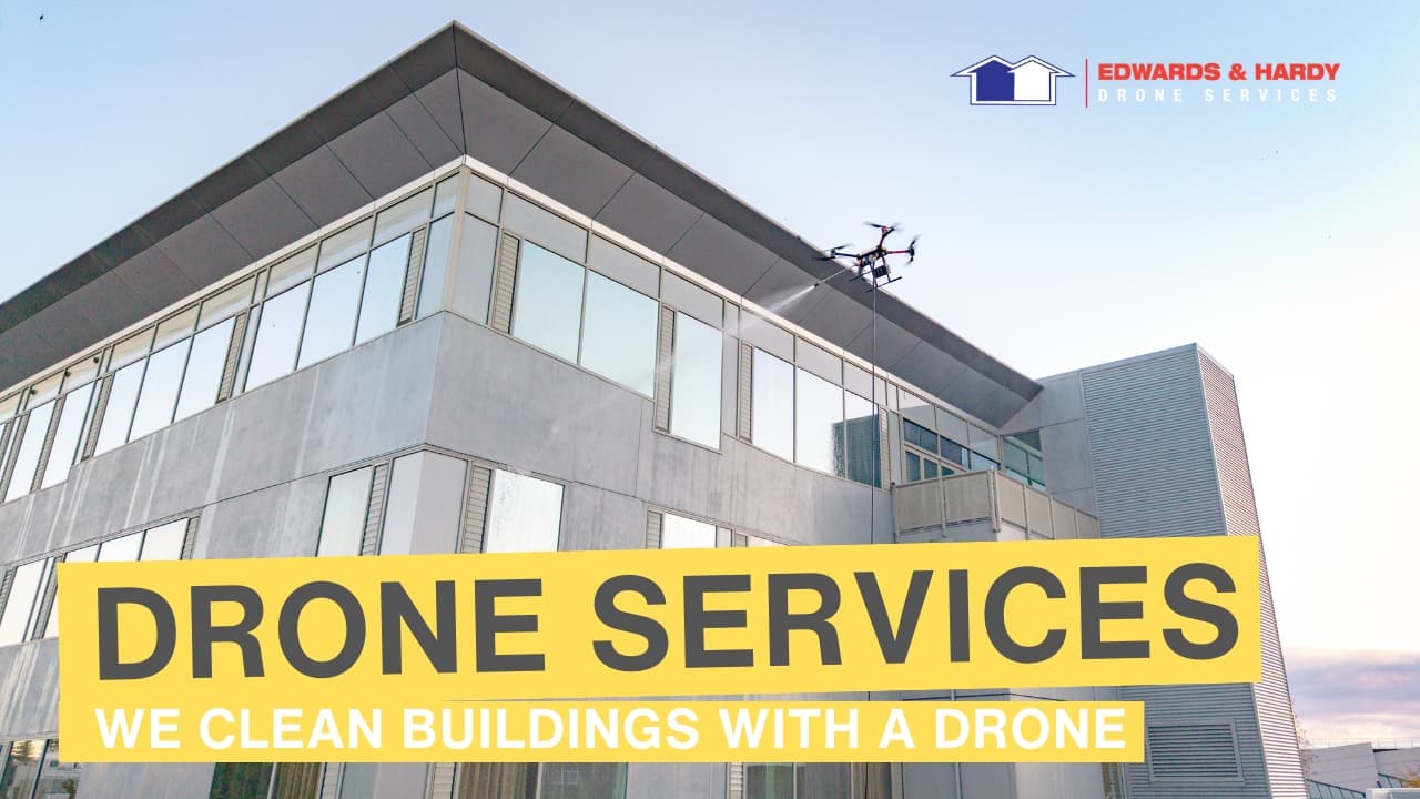 We Clean Buildings with a Drone